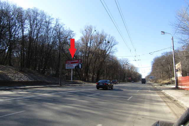 Билборд/Щит, Киев, Стеценка вул. (Ресторан "Дубки"), в напрямку Кільцевої дороги