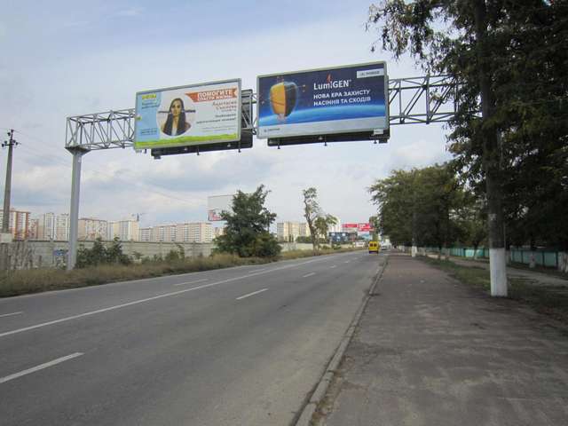 Арка/Реклама на мостах, Трассы, Н04 Одесса - Ильичевск км09+080м (в місто права)