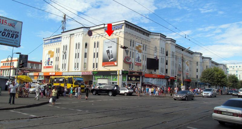 Реклама на фасадах/Брандмауэр, Одесса, Пантелеймоновская-Екатерининская