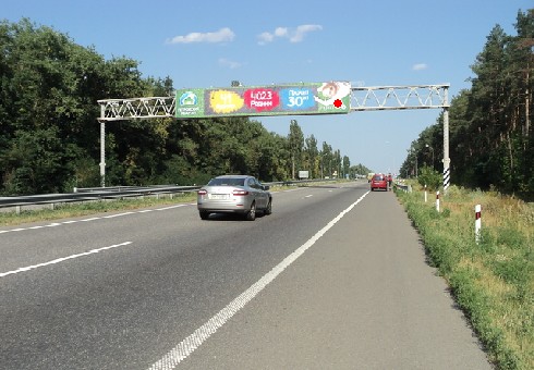 Арка/Реклама на мостах, Траси, Траса M-03, Київ - Харків, 62,100