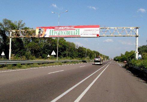 Арка/Реклама на мостах, Траси, Траса M-03, Київ - Харків, 115,200