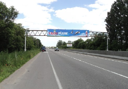 Арка/Реклама на мостах, Траси, Трасса M-05, Киев-Одесса, 51,250