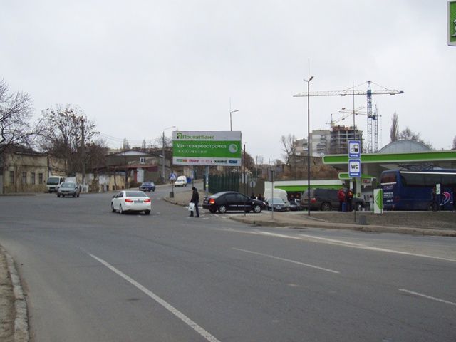 Білборд/Щит, Одеса, Балківська вул., 117 (АЗС "ОККО", "Автовокзал")