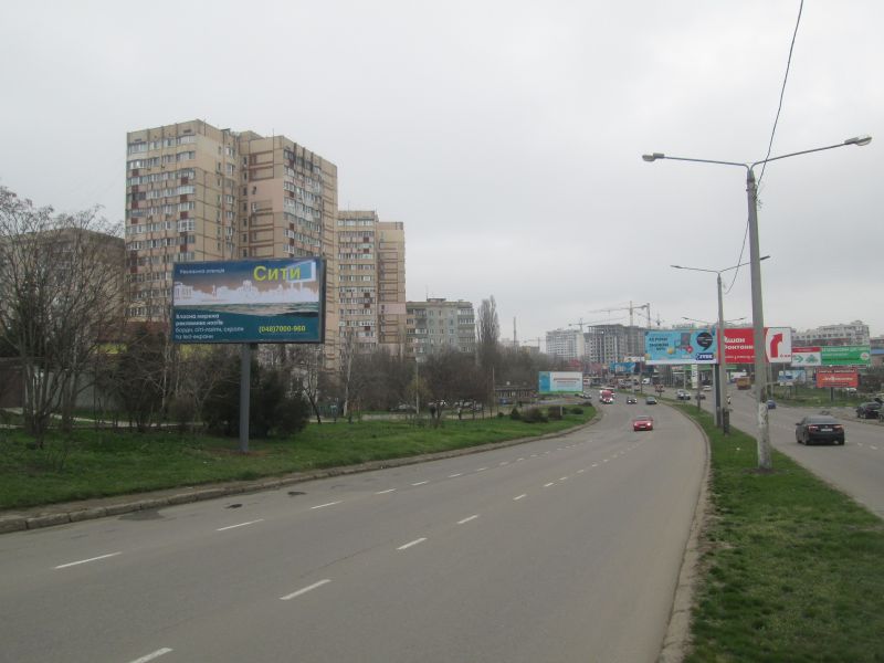 Билборд/Щит, Одесса, Южная дорога угол 3-й Суворовской ул. №1-а В