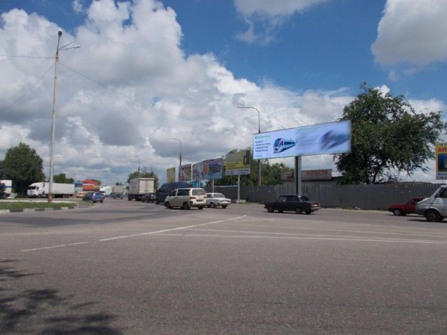 Білборд/Щит, Одеса, Тираспільське шосе - Ангарська вул. (ринок "Два стовпа") (лівий)
