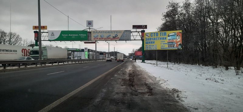 Арка/Реклама на мостах, Вінниця, Київська траса (500м від Вінниці) Авантаж в'їзд права