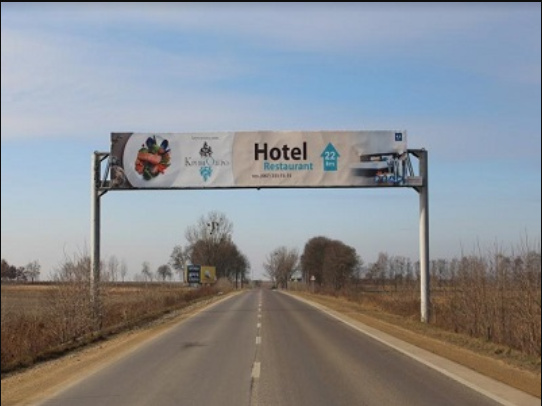 Арка/Реклама на мостах, Трассы, Траса М-010, Львів - Краковець, 13 км, 600м, виїзд з міста