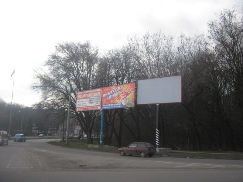 Билборд/Щит, Запорожье, Кільце ДАІ (Харків - Сімферополь), подвійний, ліва площина