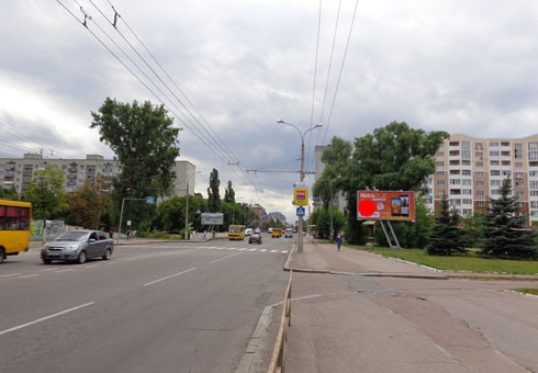 Билборд на проспекте Победы в Чернигове