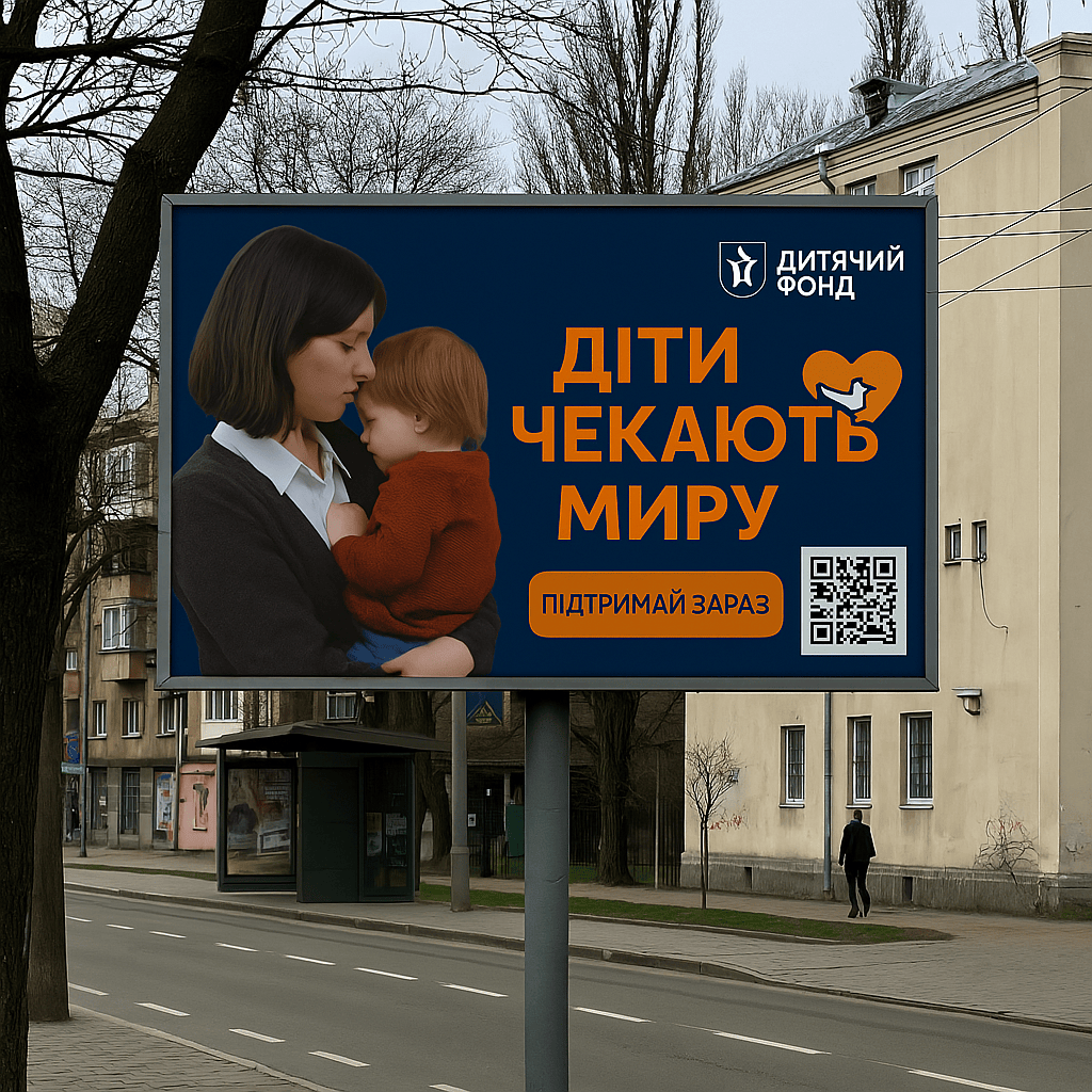 Скоригована реклама Дитячого фонду