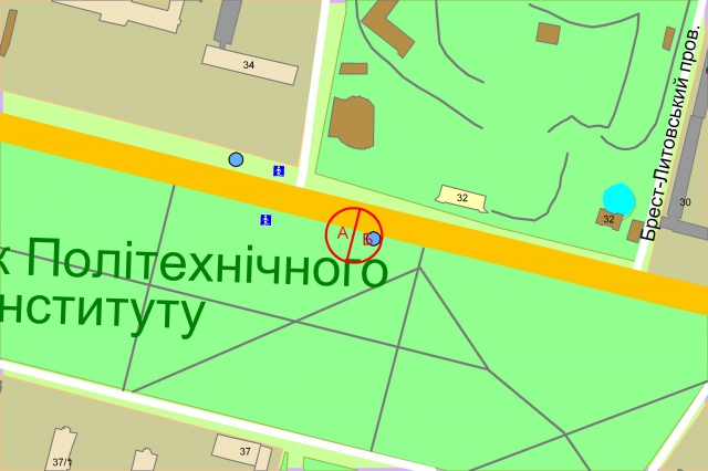 Led екран/Відеоборд, Київ, Берестейський (Перемоги) пр-кт, парк КПІ, навпр."Зоопарку" рух до центру
