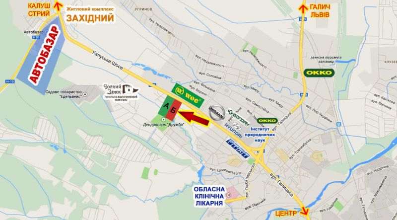 Билборд/Щит, Трассы, Калуське шосе (зупинка) навпроти WOG виїзд