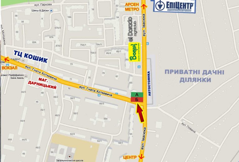 Билборд/Щит, Ивано-Франковск, Івасюка-Хоткевича перехрестя