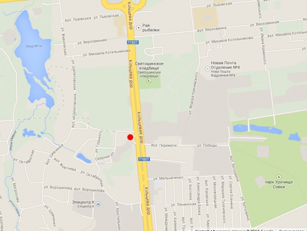 Білборд/Щит, Київ, вул. В.Кільцева / БРСМ - "Верховина"/ТЦ "Діамант" в напр. Одеської пл.  (нижній)