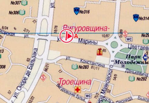 Білборд/Щит, Київ, Олександри Екстер вул., 16