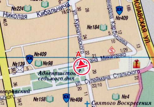 Білборд/Щит, Київ, Остафія Дашкевича вул., 15 - Івана Микитенка вул.