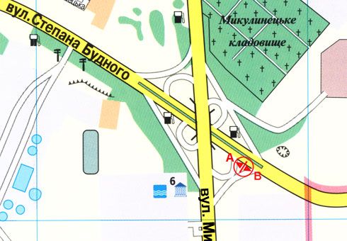 Билборд/Щит, Тернополь, Об`їзна дорога - Микулинецька вул.