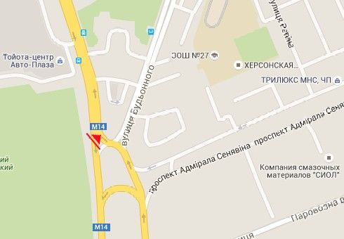 Билборд/Щит, Херсон, Миколаївське шосе, в`їзд