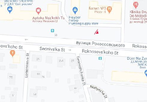 Билборд/Щит, Чернигов, Рокоссовського вул., 62