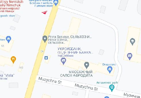 Билборд/Щит, Чернигов, Івана Мазепи вул. (Щорса вул.), 57 - Музична вул.