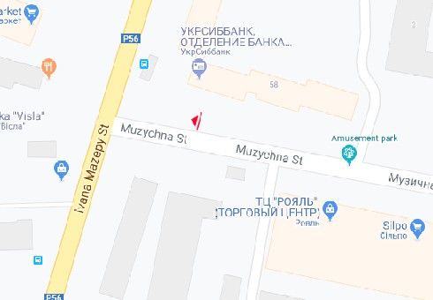 Білборд/Щит, Чернігів, Музична вул., 2