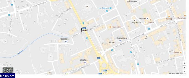 Скролл/Ситиборд, Житомир, вул. Перемоги, 7 (unikreditbank)