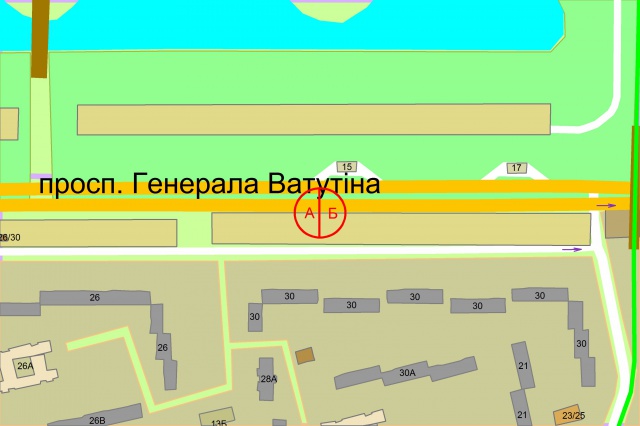 Білборд/Щит, Київ, Шухевича (Генерала Ватутіна) проспект, 26-30
