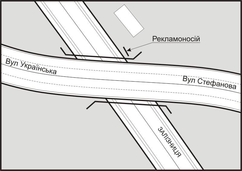 Білборд/Щит, Запоріжжя, 162_Запорожье_ул Украинская ул Стефанова