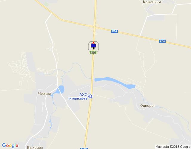Білборд/Щит, Траси, траса М-05 Київ-Одеса, км 95+450 ліво, через 1.1км після разв'язки Біла Церква-Тараща