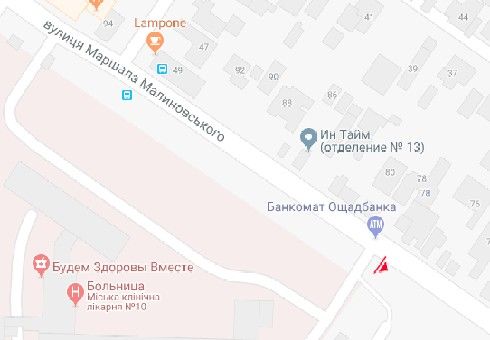 Билборд/Щит, Одесса, Маршала Малиновського вул., 57