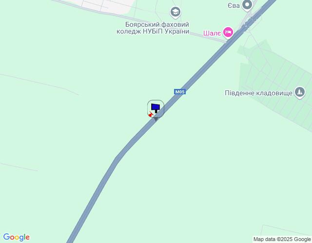 Билборд/Щит, Трассы, c. Віта-Поштова, траса М-05 Київ-Одеса, км 22+710 ліво, за 500 м до повороту на Боярку