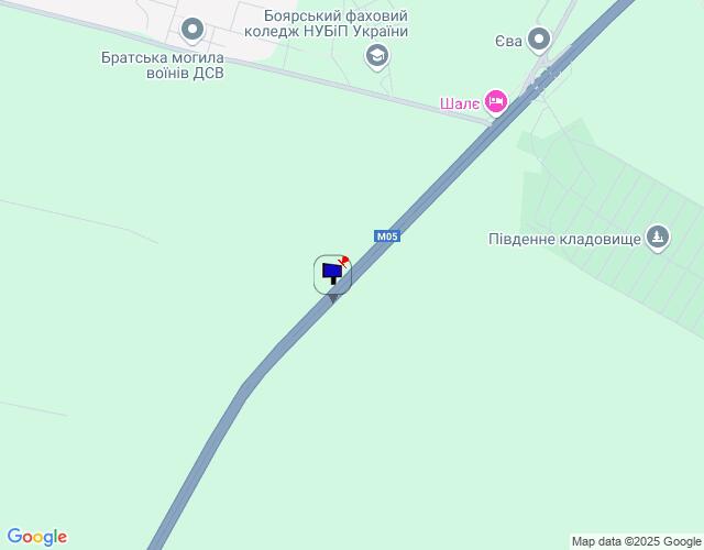 Билборд/Щит, Трассы, c. Віта-Поштова, траса М-05 Київ-Одеса, км 22+710 ліво, через 500 м після повороту на Боярку, в'їзд в Глеваху