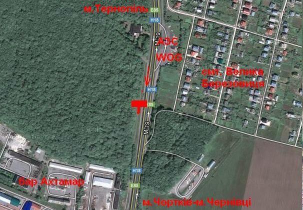 Билборд/Щит, Трассы, Чернівецька траса 2 А (з міста) зліва