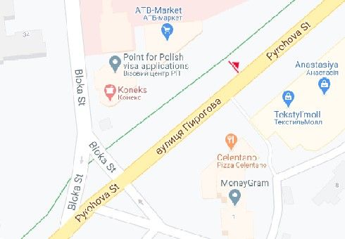 Скролл/Ситиборд, Винница, Пирогова вул., 50а