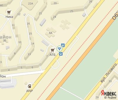 Билборд/Щит, Кривой Рог, мкр. Сонячний, 7 (ТЦ "АТБ"), до Космонавтів вул.