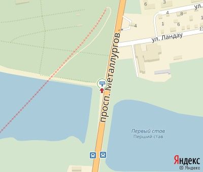Билборд/Щит, Кривой Рог, Металургів пр., ставки, до Соборності вул.
