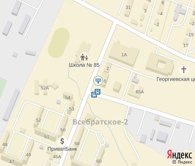 Билборд/Щит, Кривой Рог, мкр. Всебратське - 2/65 (гост. "Братислава")