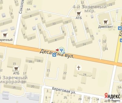 Білборд/Щит, Кривий Ріг, мкр. 4-й Зарічний, 8 (зуп. "Школа міліції"), до Електрозаводської вул.