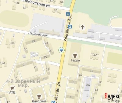 Билборд/Щит, Кривой Рог, мкр. 5-й Зарічний, 25 (супермаркет "Варус"),, дj129 кв.