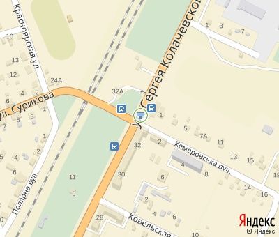 Билборд/Щит, Кривой Рог, Колачевського вул., 32 (зуп. "Сурікова"), до 17 кв.
