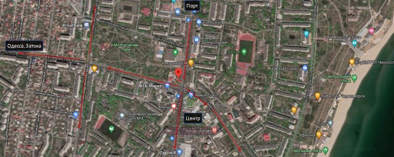 Билборд/Щит, Черноморск/Ильичёвск, Миру\ вул. 1 травня