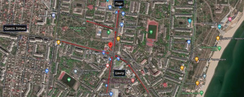Билборд/Щит, Черноморск/Ильичёвск, Миру\вул. 1 травня