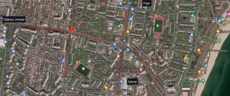 Билборд/Щит, Черноморск/Ильичёвск, 1 травня\вул. Олександрійська