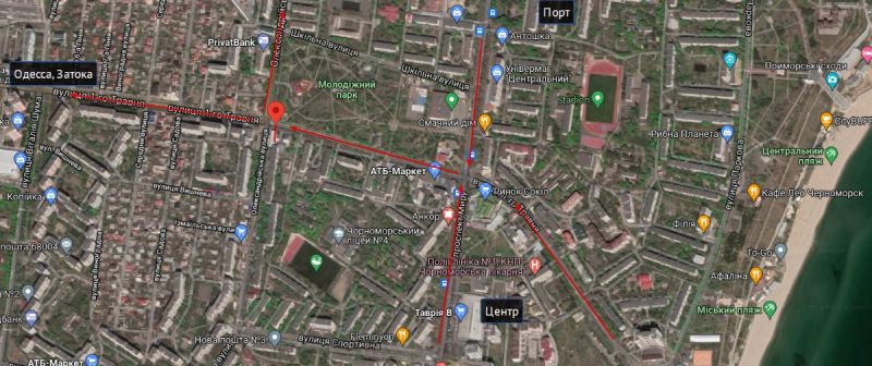 Билборд/Щит, Черноморск/Ильичёвск, 1 травня\вул. Олександрійська