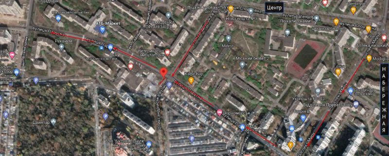 Билборд/Щит, Черноморск/Ильичёвск, Парусна, ринок Курортний