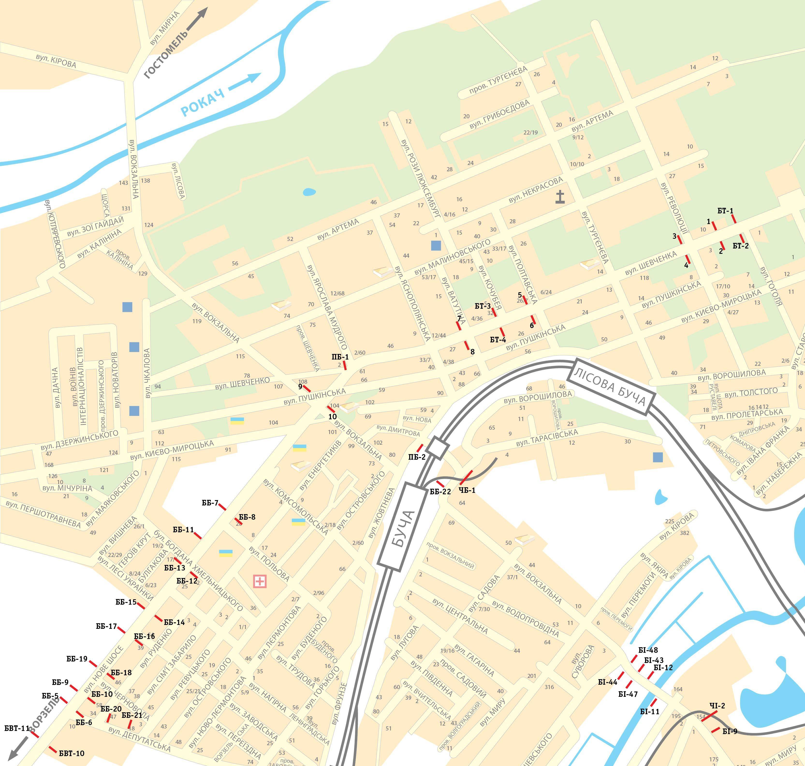 Билборд/Щит, Буча, вул. Нове шосе, км 30+450 (ліворуч), в напрямку з Києва