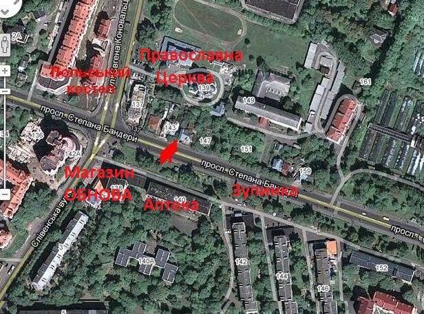 Білборд/Щит, Тернопіль, вул. С. Бандери - 20 м маркет ОБНОВА
