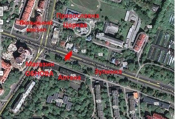 Білборд/Щит, Тернопіль, вул. С. Бандери - 20 м маркет ОБНОВА