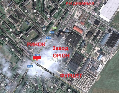 Білборд/Щит, Тернопіль, вул. 15 Квітня -20 м завод "ОРІОН"