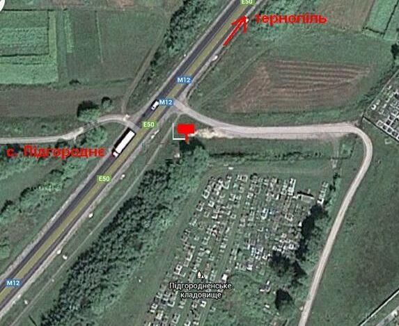 Билборд/Щит, Трассы, Бережанська - Підгороднє А (в місто)